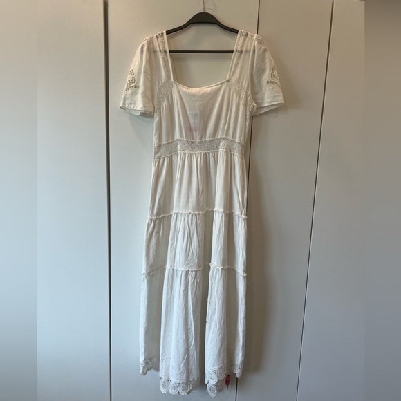 Love shack fancy white linen dress size 2 - Picture 2 of 5
